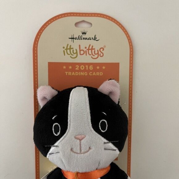 Hallmark Itty Bittys Kitten Bowl 2016 Bandit Cat Plush Trading Card NEW - Picture 3 of 7